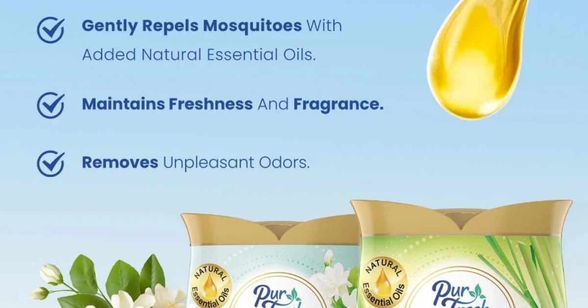 Purfresh 200g Natural Mosquito Repellent Scented Gel