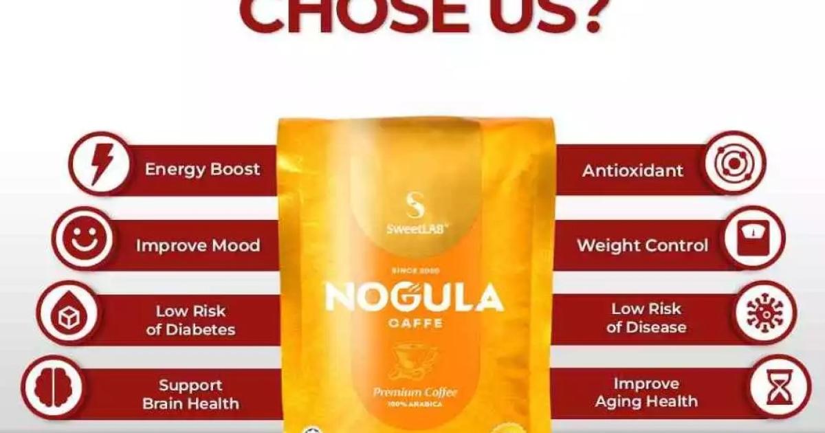Arabica Coffee Healthy Diet Drink NOGULA CAFFE SweetLAB 10 Sachets