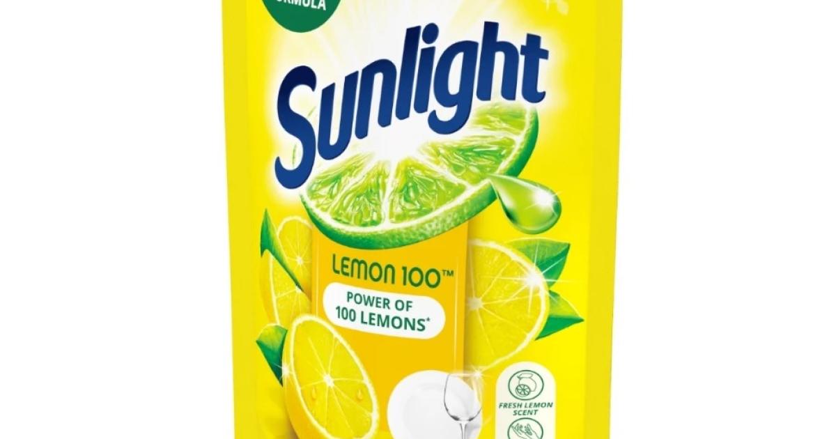 Sunlight Dishwash Liquid Lemon Refill (700ml) - Mydin