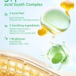 Glad2Glow Centella Salicylic Acid Exfoliating Toner Pad Clear Acne Patch Pimple Scars Soothing Skin